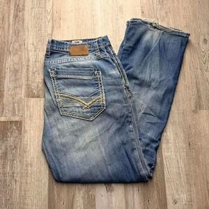 BKE Derek Bootcut Jeans – 36x29 Distressed Hem